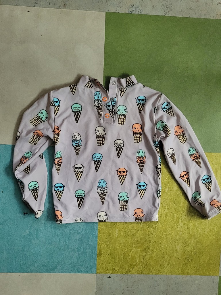 Stella Mccartney Kids Ice Cream Print Rash Guard - 36 Months (3t)
